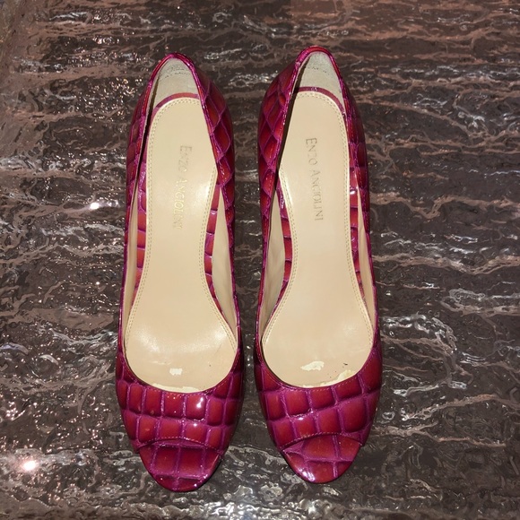 Hot Pink Enzo Angiolini Heels (size 8.5) - Picture 3 of 7